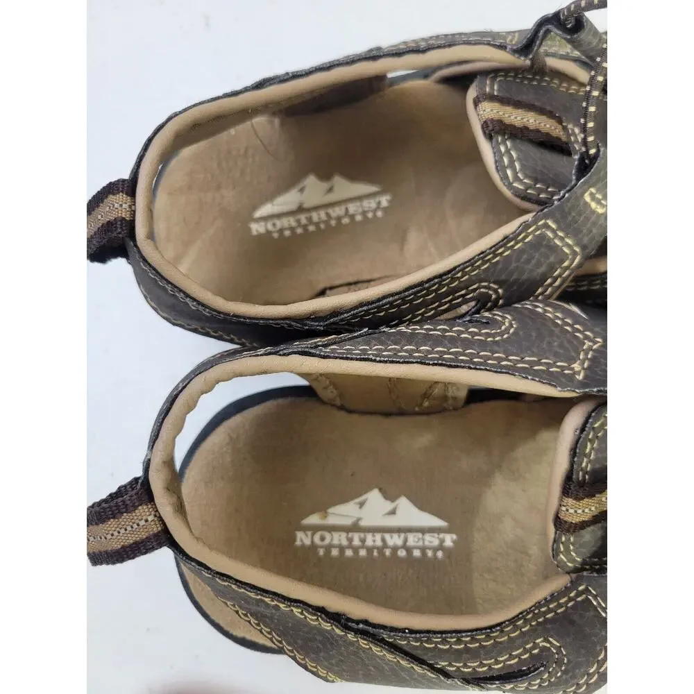 Northwest Mach 3 Brown Strappy Bungee Outdoor Trail Hiking Sandals Men's Size 8M